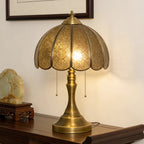 Vintage Embossed Cross Table Lamp