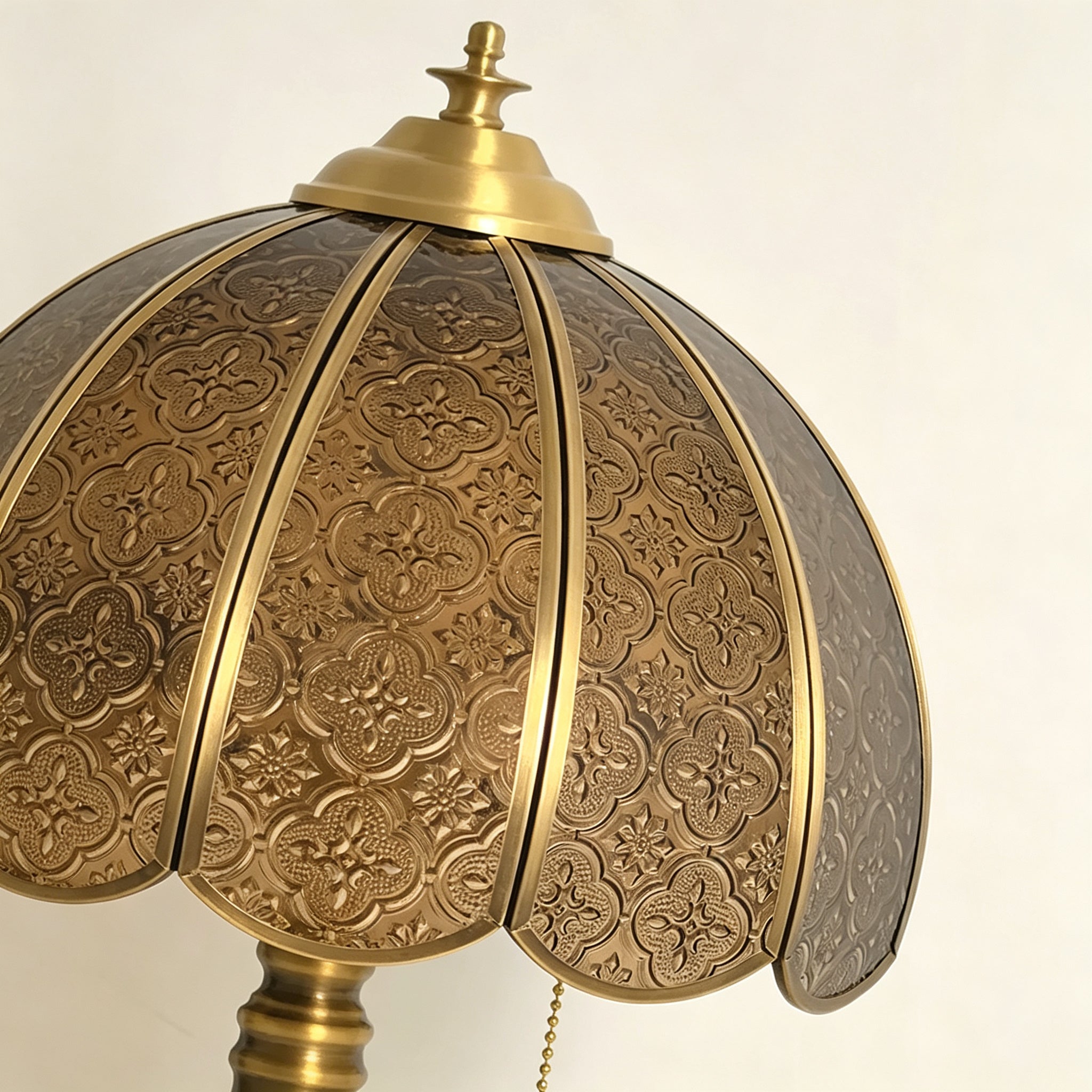 Vintage Embossed Cross Table Lamp
