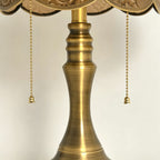 Vintage Embossed Cross Table Lamp