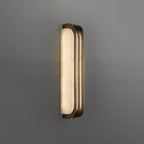Virex Alabaster Layered Wall Sconce