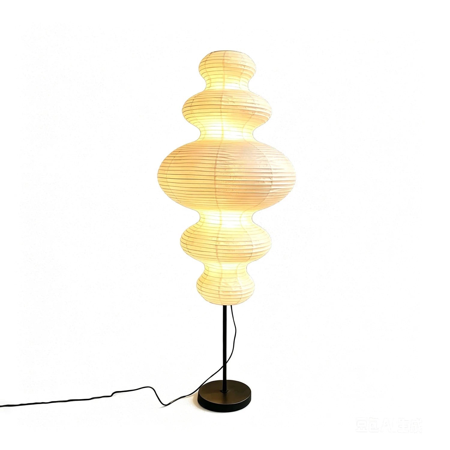 Washi Paper Akari E Floor Lamp