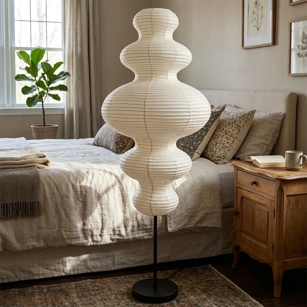 Washi Paper Akari E Floor Lamp