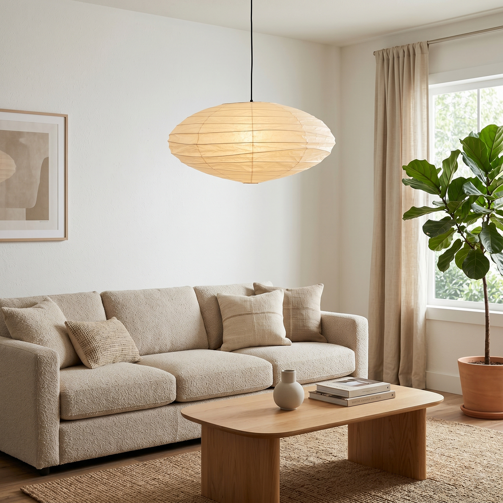 Washi Paper EN Akari Pendant Light
