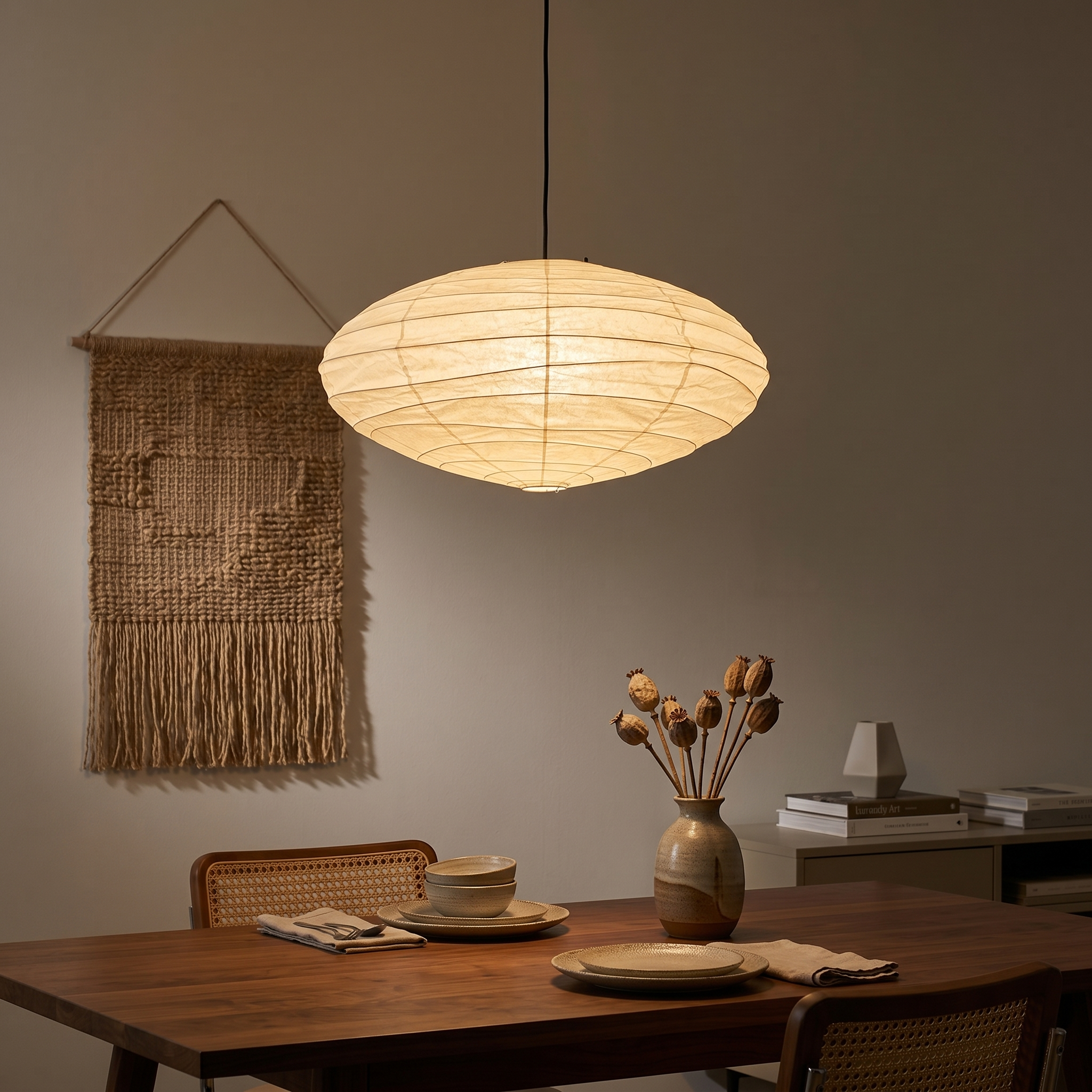 Washi Paper EN Akari Pendant Light
