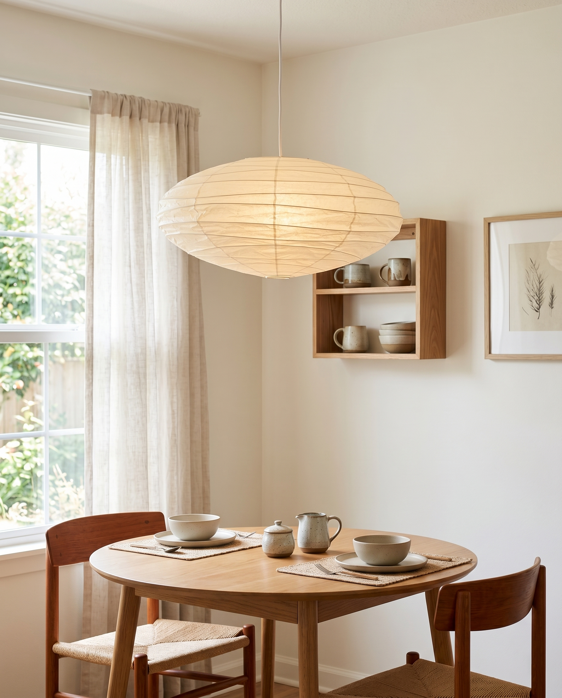 Washi Paper EN Akari Pendant Light