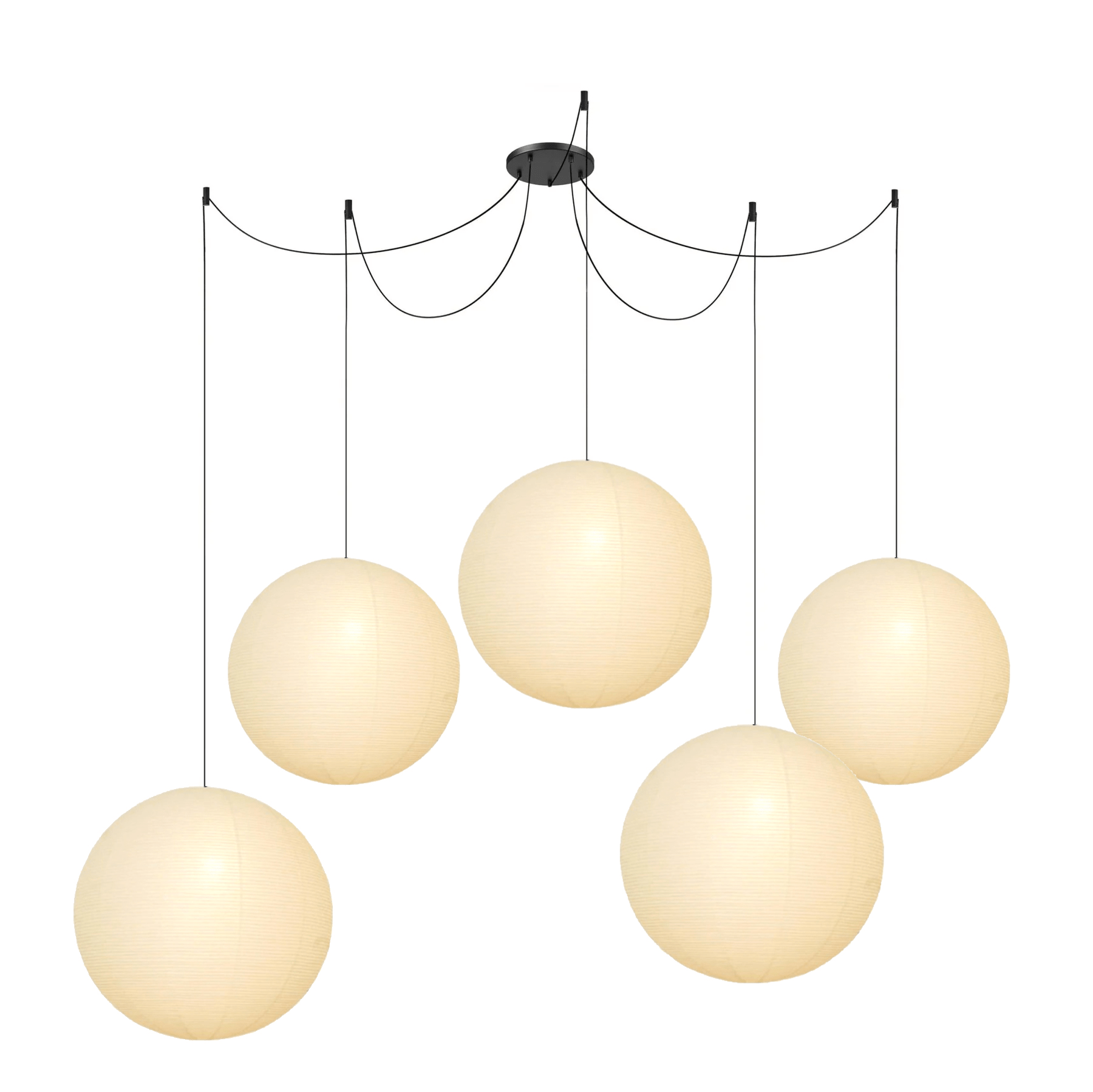 Washi Paper Globe Pendant Light