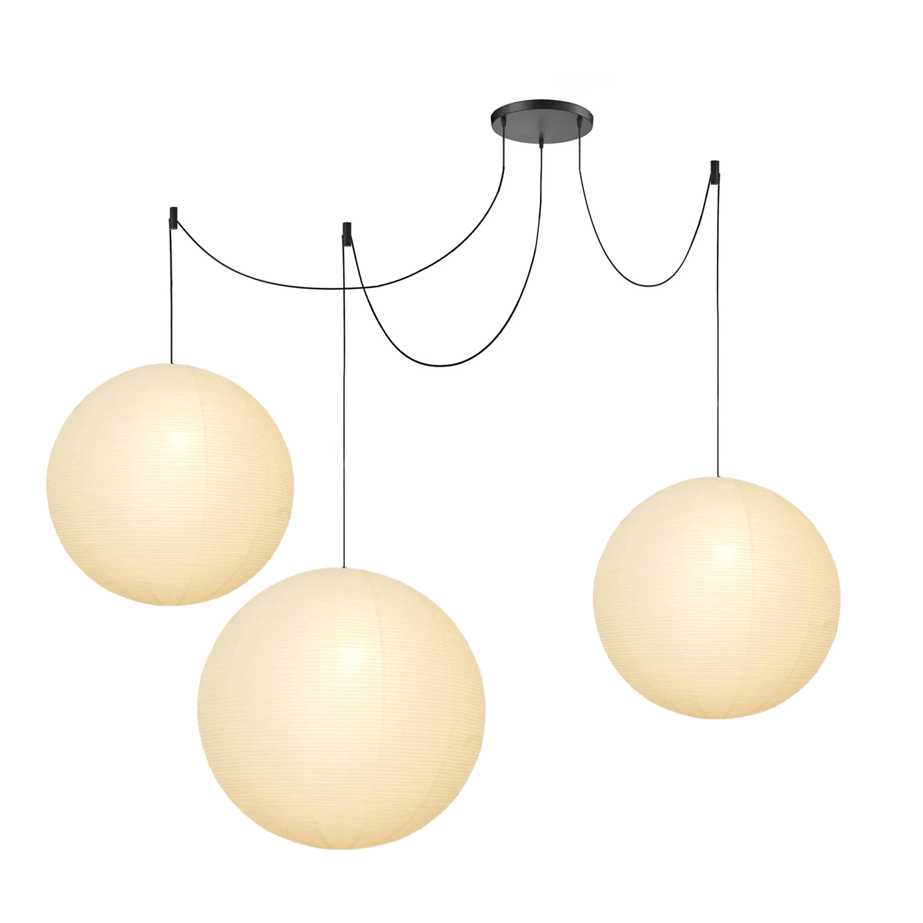 Washi Paper Globe Pendant Light
