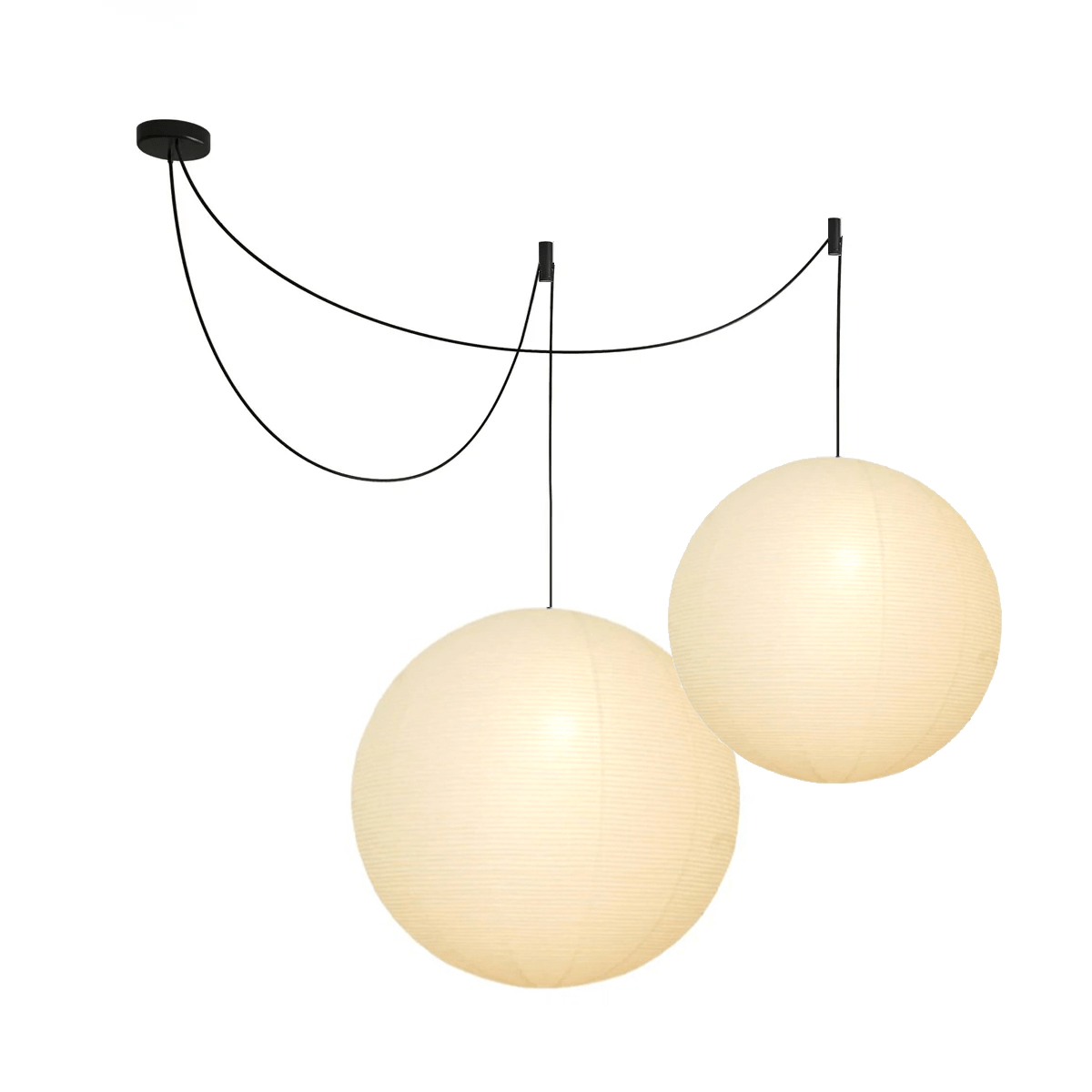 Washi Paper Globe Pendant Light