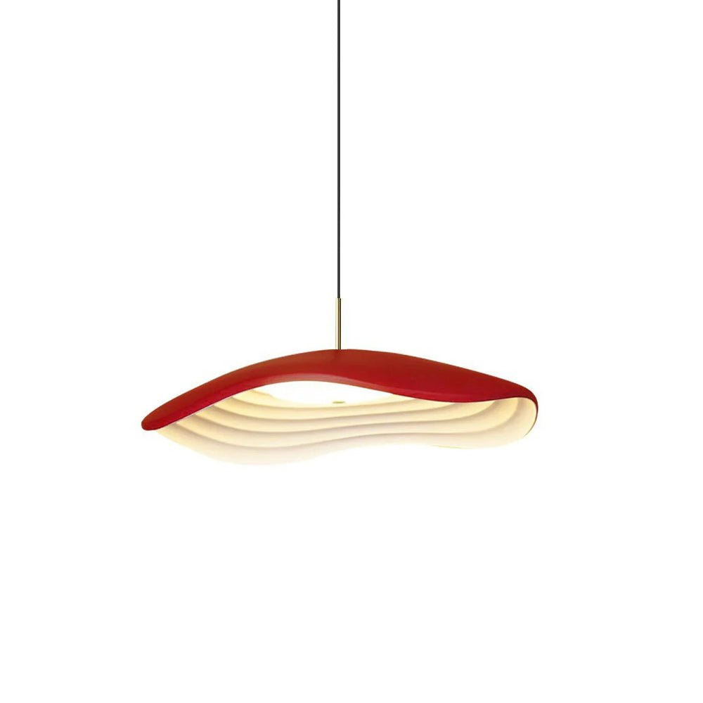 Wavy Resin Dome Pendant Light