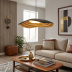 Wavy Resin Dome Pendant Light
