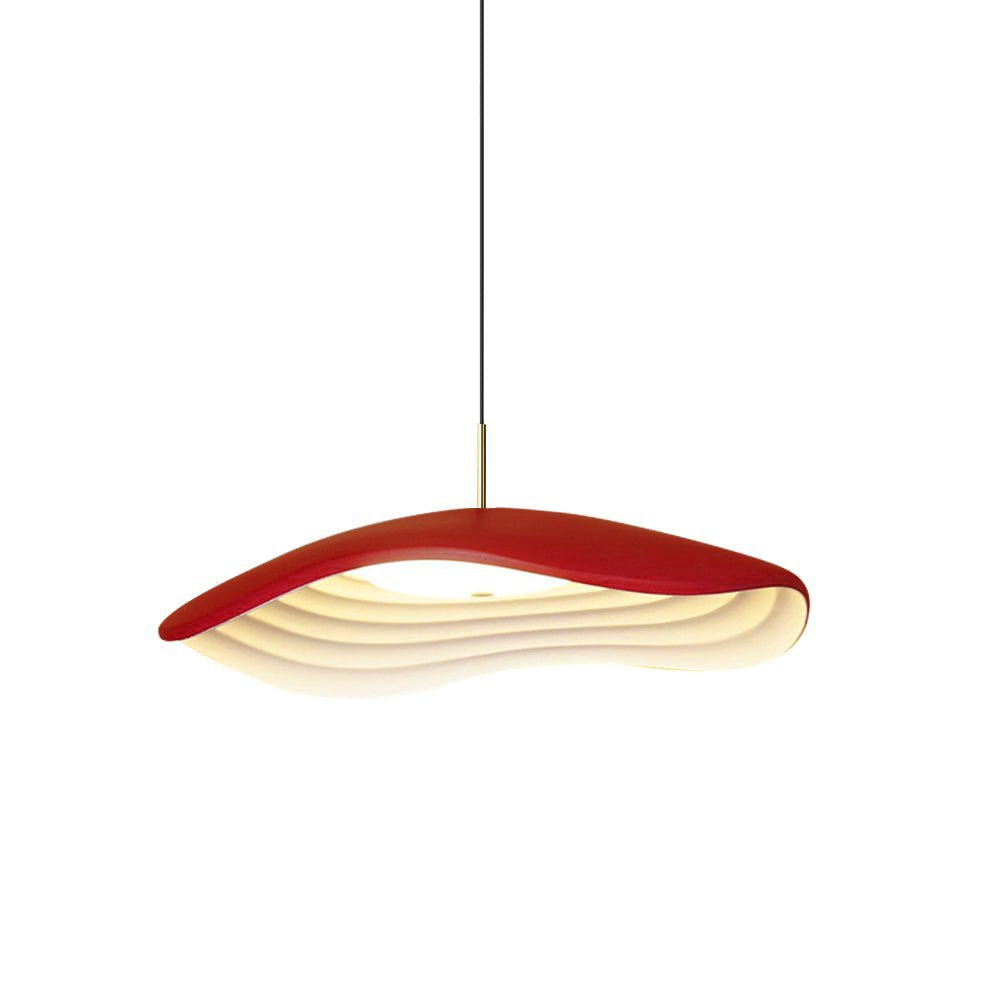 Wavy Resin Dome Pendant Light
