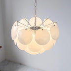 Illuminated Modern Multi-Tier Round Scale Pendant Light Studio Display