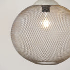 Woven Wire Globe Pendant