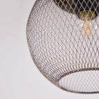 Woven Wire Globe Pendant