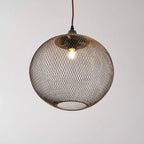 Woven Wire Globe Pendant