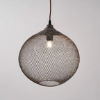 Woven Wire Globe Pendant