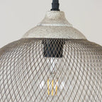 Woven Wire Globe Pendant