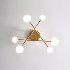 Zane Geometric 6-Light Semi-Flush