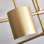 Zane Geometric 6-Light Semi-Flush