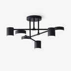 Zane Geometric 6-Light Semi-Flush