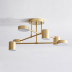 Zane Geometric 6-Light Semi-Flush