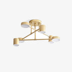 Zane Geometric 6-Light Semi-Flush