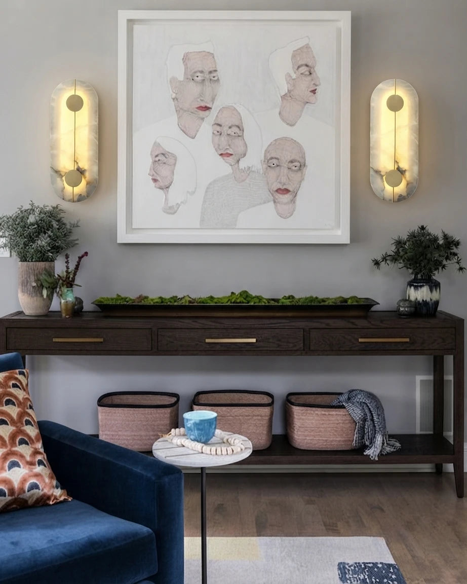 Zenith Organic Marble Sconce