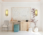 Zenith Organic Marble Sconce