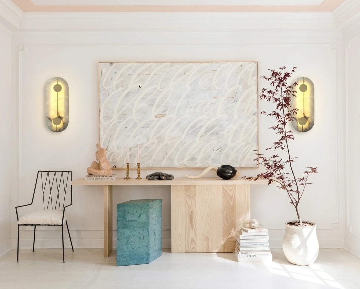 Zenith Organic Marble Sconce