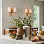 Thalia Linen Dual Wall Sconce
