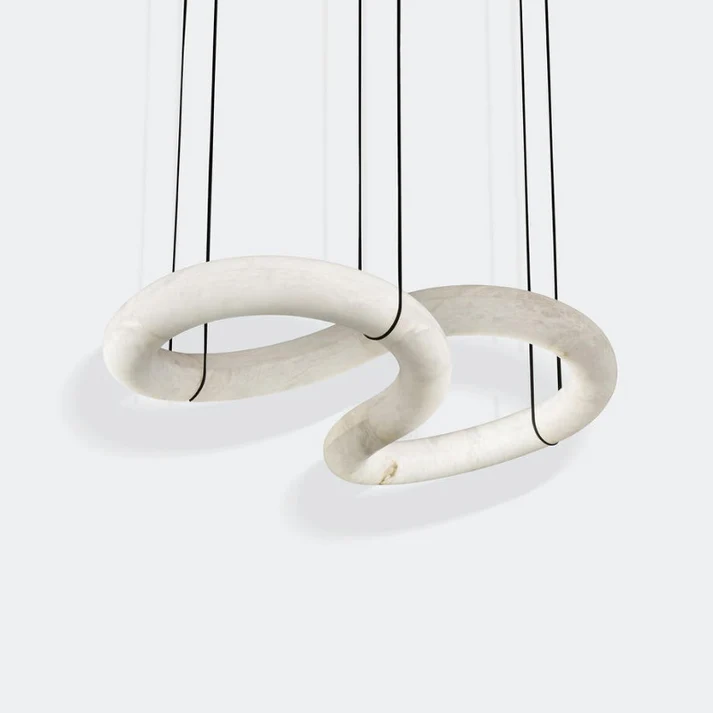 Alabaster Infinity Chandelier