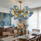 Textured Ribbon Chandelier