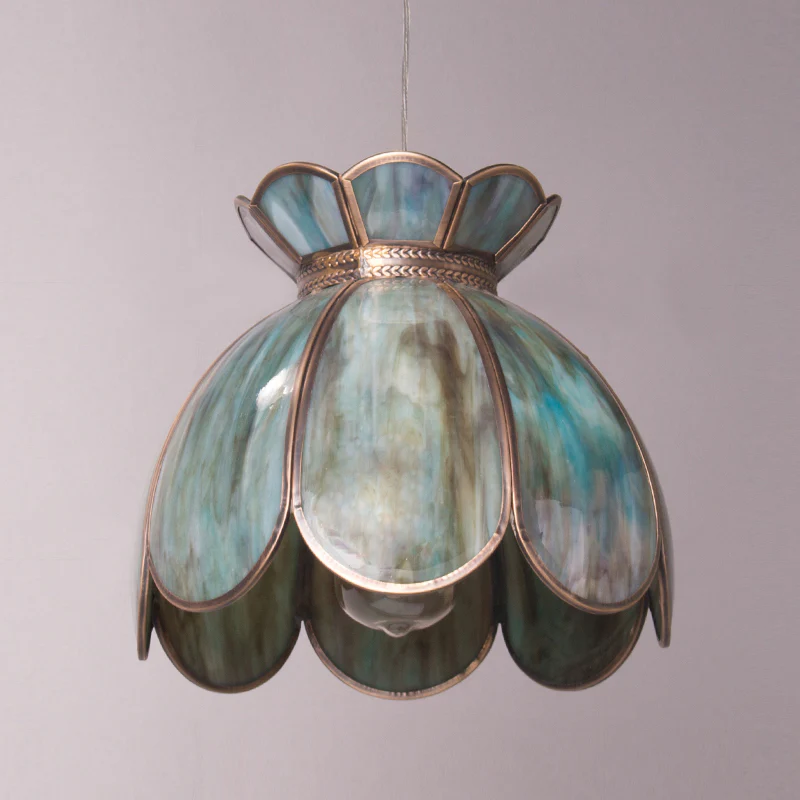 Suspension Lotus en verre