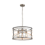 Crisscross Drum Cage Chandelier