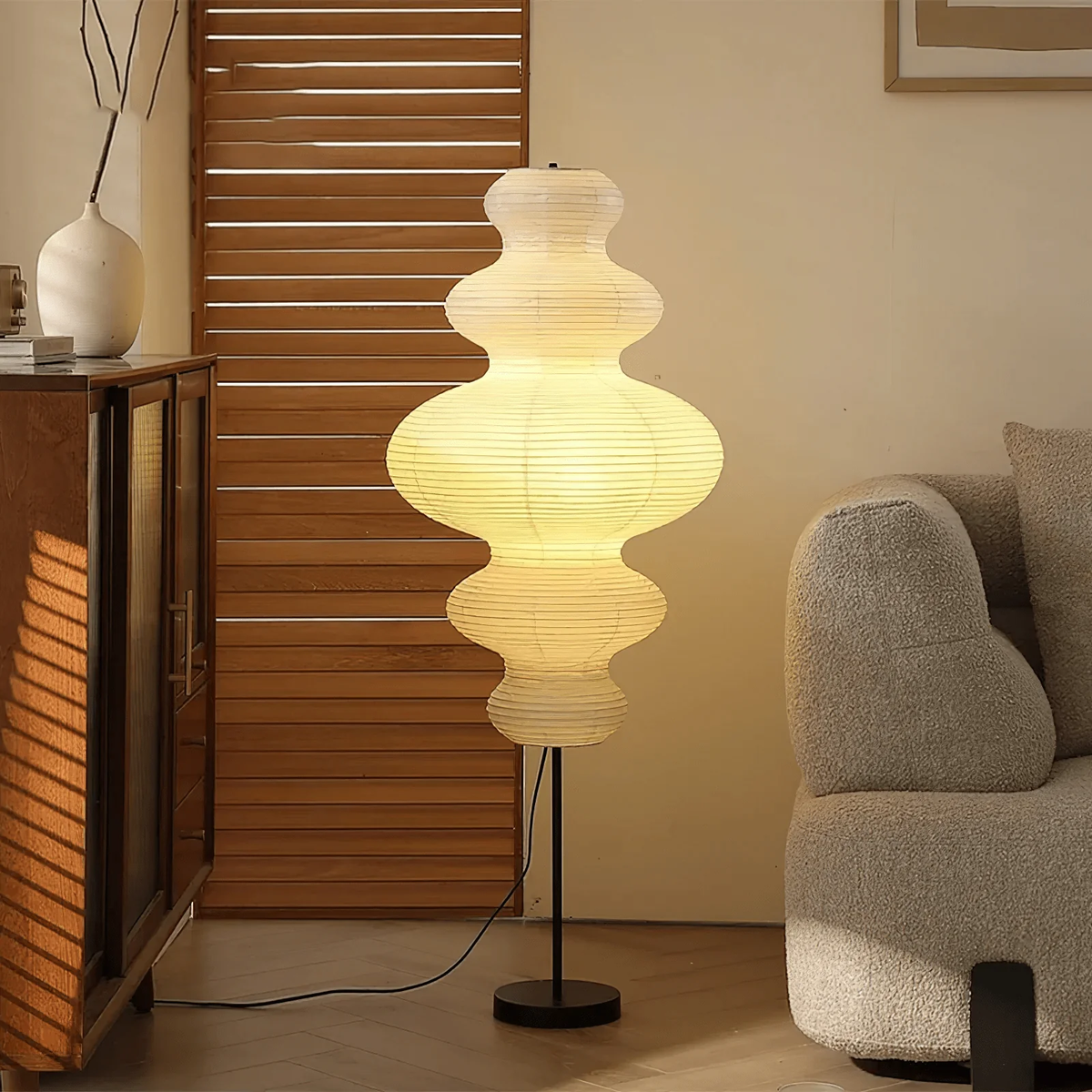 Washi Paper Floor Lamp – Akari E