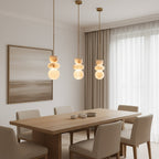 Brass  Alabaster Pendant light