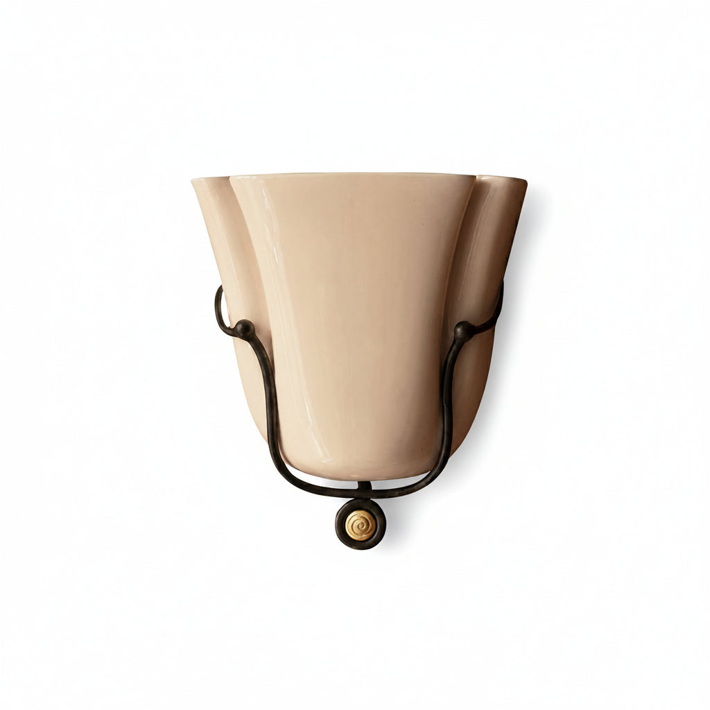 Ceramic Tulip Wall Sconce