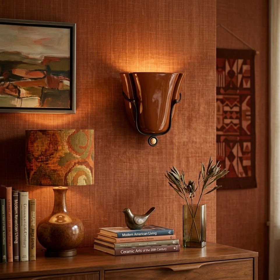 Ceramic Tulip Wall Sconce