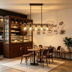 Geometric Linear Farmhouse Chandelier