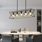 Geometric Linear Farmhouse Chandelier