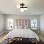 Globe Trio Semi Flush Mount Ceiling Light