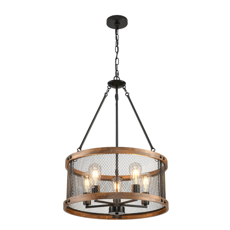 Harrison Mesh Drum Chandelier