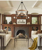 Harrison Mesh Drum Chandelier