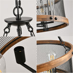 Harrison Mesh Drum Chandelier
