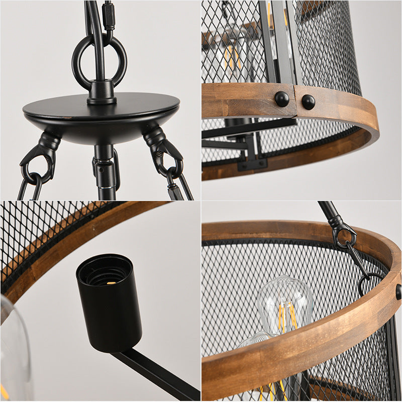 Harrison Mesh Drum Chandelier