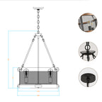 Harrison Mesh Drum Chandelier