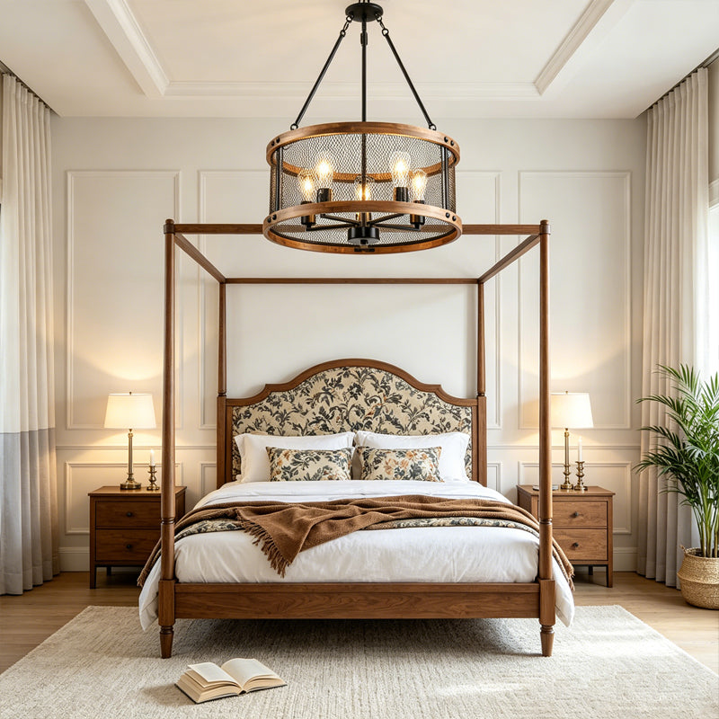 Harrison Mesh Drum Chandelier