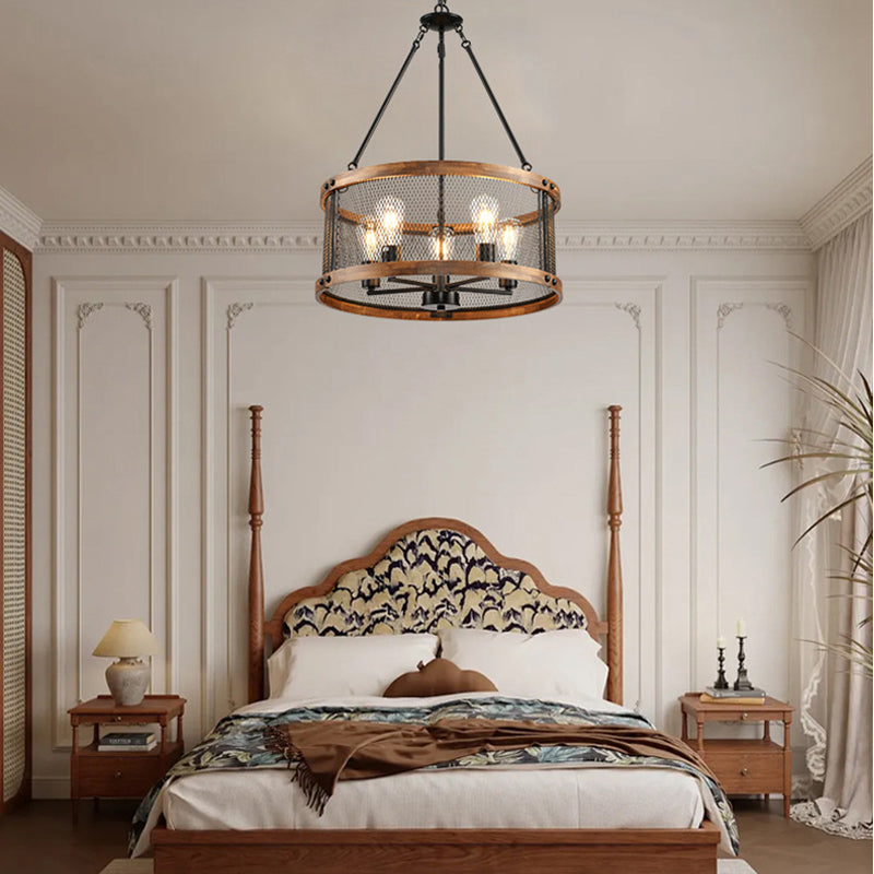 Harrison Mesh Drum Chandelier