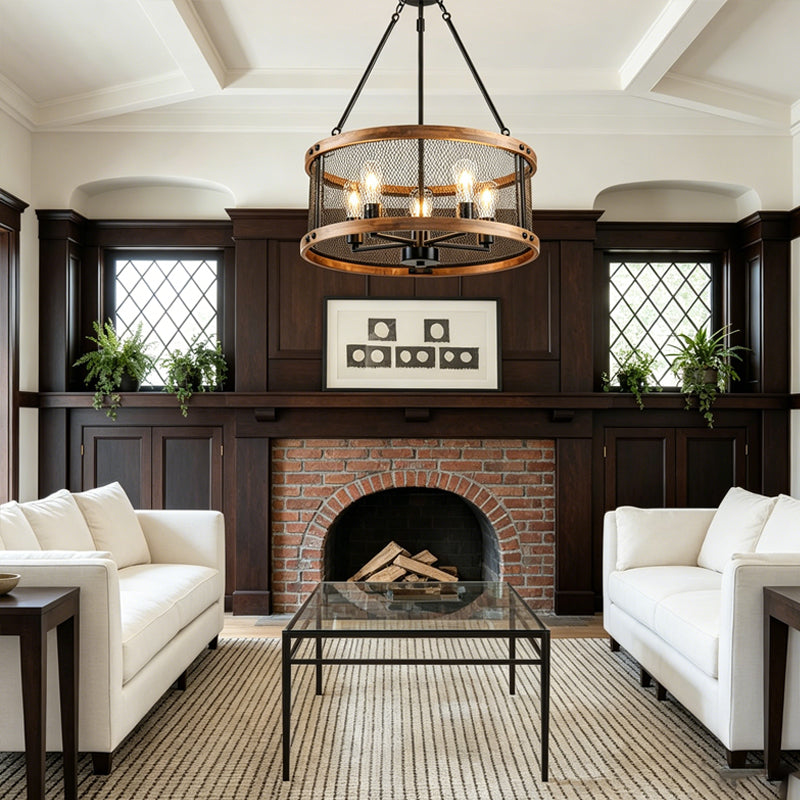 Harrison Mesh Drum Chandelier