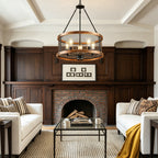 Harrison Mesh Drum Chandelier